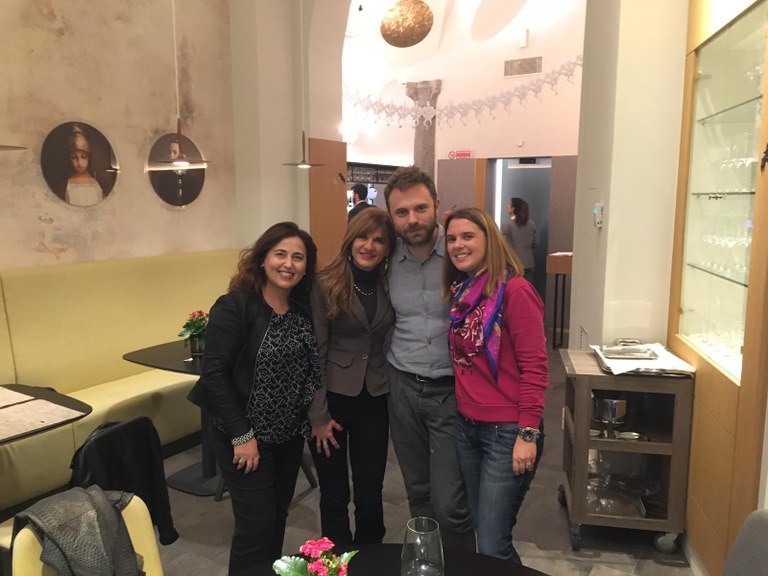 Paolo Giordano con Alessandra Tedesco, Franca Ottoboni e Martina Azzolari