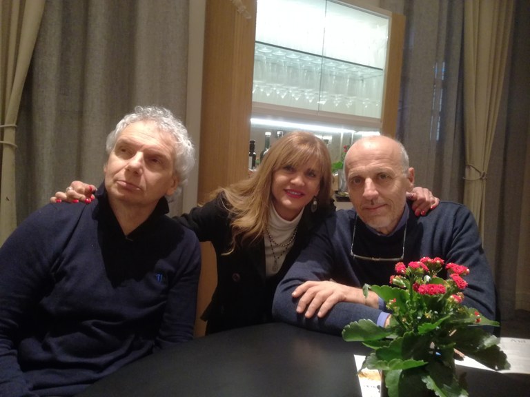 Gianfranco Bettin con Marco Paolini e Franca Ottoboni