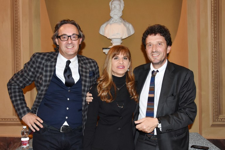 Pietrangelo Buttafuoco con Luigi Mascheroni e Franca Ottoboni