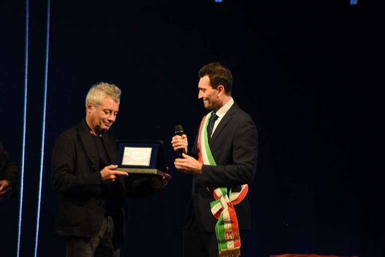 Alessandro Baricco premiato per il Premio Nazionale alla Carriera dal Sindaco Andrea Sala