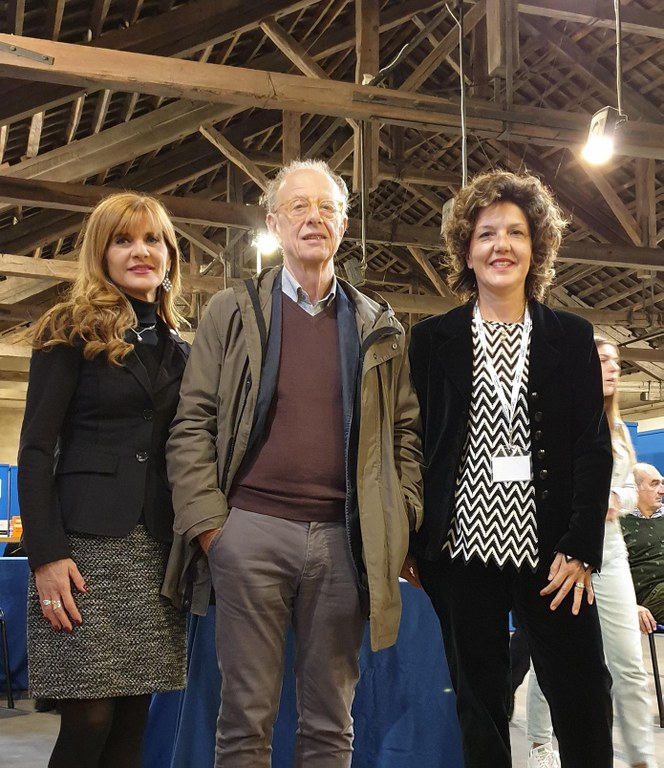 Gherardo Colombo con Franca Ottoboni e Raffaella Barbero