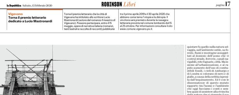 La Repubblica - Robinson